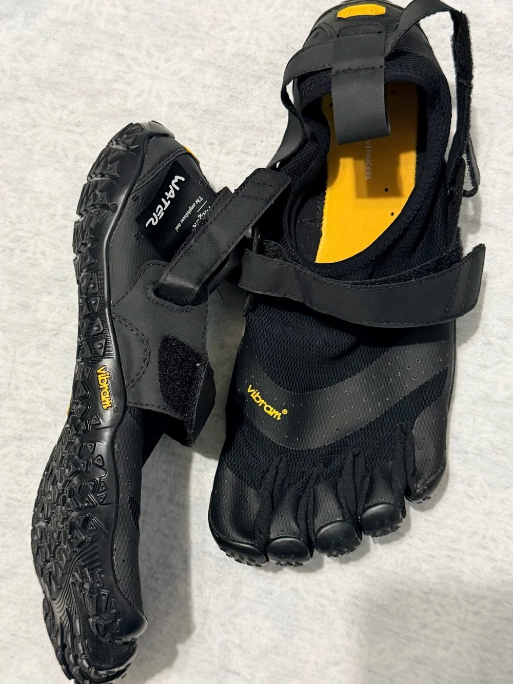 Vibram FiveFingers V-Aqua Water Shoes Black Barefoot Men’s US 12 - 12.5, 47 EUC